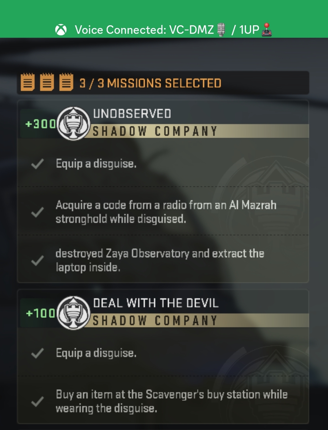 DMZ Missions